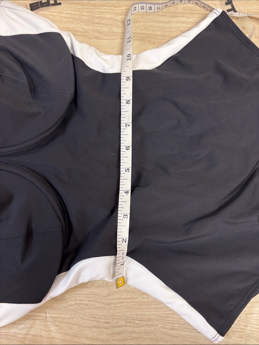 TA3 Lifty Contour Shapewear One Piece Swimsuit, Black/White - Large XLong - Picture 8 of 8